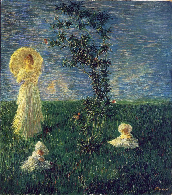 In the Meadow by Gaetano Previati